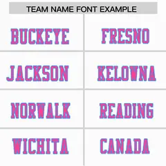 White Pink Color Block Authentic Football Jersey 3
