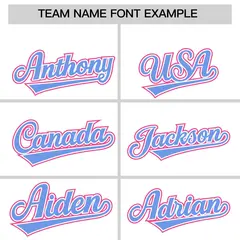 White Pink Edge Color Block Authentic Baseball Jersey 3