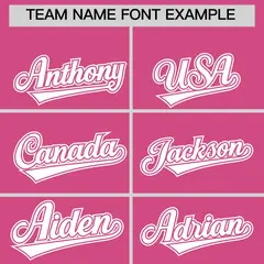 White Pink Full-Snap Short Sleeve Varsity Jacket 5