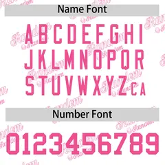 White Pink Graffiti Full Button Baseball Jersey 4