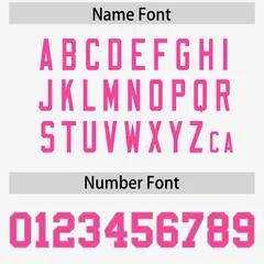 White Pink-Gray Raglan Side Pattern Football Jersey 4