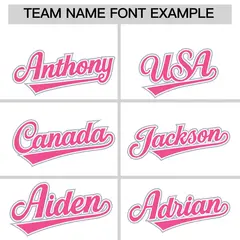White Pink Ice Cream Helmet Pattern Hockey Jersey 3