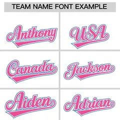 White Pink Ice Cream Helmet Pattern Hockey Jersey 3