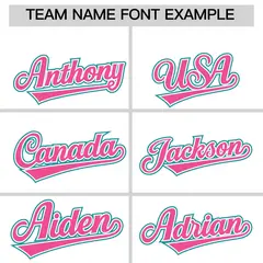 White Pink Ice Cream Helmet Pattern Hockey Jersey 3