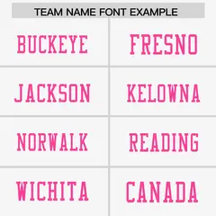 White Pink-Powder Blue Raglan Side Pattern Football Jersey 3