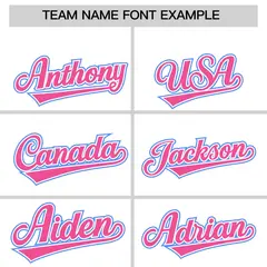 White Pink Powder Blue Split Raglan Baseball Hoodie Jersey 3