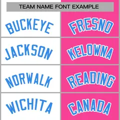 White Pink-Powder Blue Two Tone Split Varsity Letterman Jacket 5