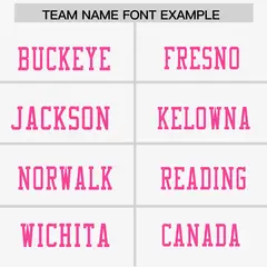 White Pink Shoulder Star Pattern Flag Football Jersey 3