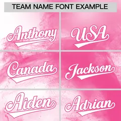 White Pink Skeleton Graffiti Lightweight Baseball Jersey 3