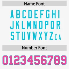 White Pink-Sky Blue Raglan Side Pattern Football Jersey 4