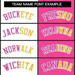 White Pink Two Tone Split Varsity Full-Snap Letterman Jacket 5
