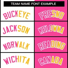 White Pink Two Tone Split Varsity Full-Snap Letterman Jacket 5