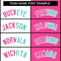 White Pink Two Tone Split Varsity Full-Snap Letterman Jacket 5
