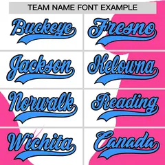 White Pink Valentine's Day Couple Silhouettes Baseball Jersey 4