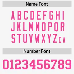 White Pink-White Raglan Side Pattern Football Jersey 4