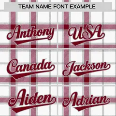 White Plaid Authentic Baseball Jersey 3