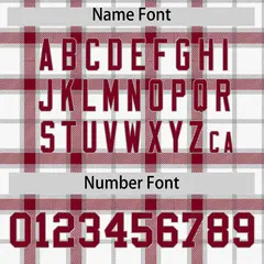 White Plaid Authentic Baseball Jersey 4