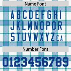 White Plaid Pattern Authentic Football Jersey 4