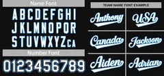 White-Powder Blue Full-Button Classic Baseball Jersey 3