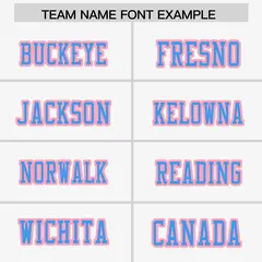 White Powder Blue-Light Pink Raglan Side Pattern Football Jersey 3
