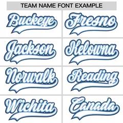 White Powder Blue Mother's Day Graffiti Baseball Jersey 4