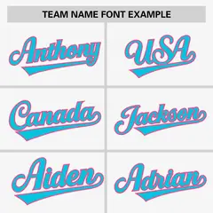 White Powder Blue-Pink Raglan Sleeves Baseball Jersey 3