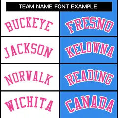 White Powder Blue Pink Two Tone Split Varsity Full-Snap Letterman Jacket 5