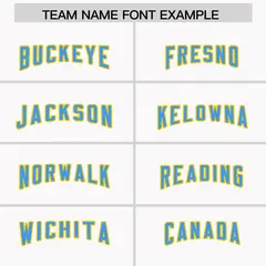 White Powder Blue Retro Sleeve Line Football Jersey 3