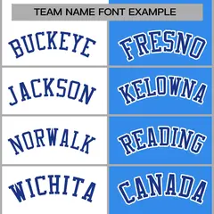 White Powder Blue-Royal Two Tone Split Varsity Full-Snap Letterman Jacket 5