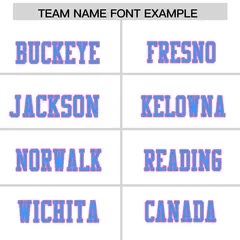 White Powder Blue Shoulder Cut Two-Tone Flag Football Jersey 3