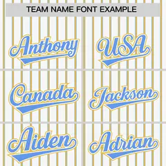 White Powder Blue Tricolor Stripe Fashion Baseball Jersey 3