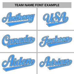 White Powder Blue-White Full-Snap Varsity Letterman Jacket 5