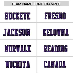 White Purple-Black Color Block Raglan Football Jersey 3