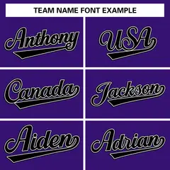White Purple-Black Color Block Varsity Full-Snap Letterman Baseball Jacket 5