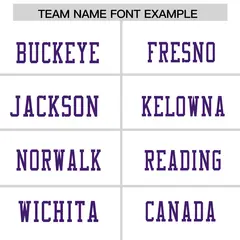 White Purple Classic Authentic Football Jersey 3