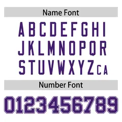 White Purple Classic Authentic Football Jersey 4