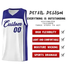 White Purple Classic Sets Basketball Uniform Jersey 2