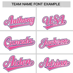 White Purple Flame Outline Baseball Jersey 3