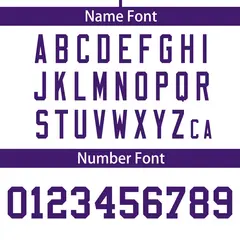 White Purple Full Button Baseball Jersey 4