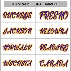 White Purple-Gold Classic Varsity Full-Snap Letterman Jacket 3