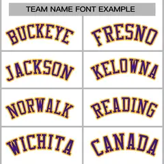 White Purple-Gold Classic Varsity Full-Snap Letterman Jacket 3
