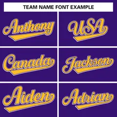 White Purple-Gold Color Block Varsity Full-Snap Letterman Baseball Jacket 5