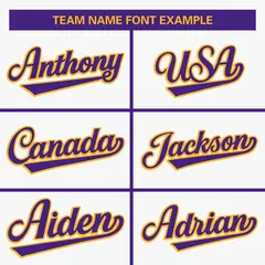 White Purple-Gold Full-Snap Raglan Varsity Letterman Jacket 5