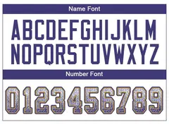 White Purple-Old Gold Drift Fashion Mesh Football Jersey 3