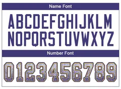 White Purple-Old Gold Drift Fashion Mesh Football Jersey 3