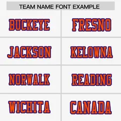 White Purple-Orange Raglan Side Pattern Football Jersey 3