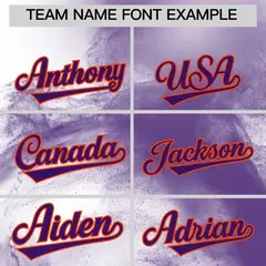 White Purple Orange Skeleton Graffiti Baseball Jersey 3