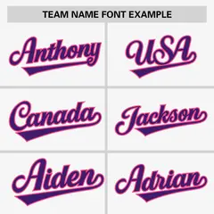 White Purple-Pink Raglan Sleeves Authentic Baseball Jersey 3