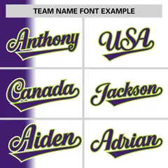 White Purple Pinstripe Gradient Baseball Jersey 3