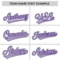 White Purple Raglan Lace-Up Neck Hockey Hoodie Jersey 3